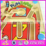 2016 New Design Kids Wooden Maze Game,popular Baby Wooden Maze Game,wholesale Children Wooden Maze Game W11H012 thumbnail-2