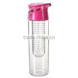 700mLCapacity Sports Healthy Fruit Juice Infuser Infusing Water Bottle Flip Lid thumbnail-3