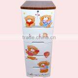 5 Layers Wooden Cover Plastic Baby Drawer thumbnail-2