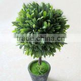 Artificial boxwood topiary tree