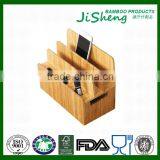 Multifunctional Bamboo Stationary Organizer Office Stationary Storage Box thumbnail-4