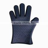Heat Resistant Silicone Barbeque Gloves / Recycle Waterproof Oven Mitt for Charcoal Grill, Baking, Cooking thumbnail-5