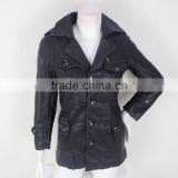 Woen Leather Trench Coat thumbnail-1