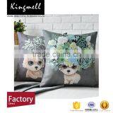 Cute Design Printed Cushion Linen Fabric Sofa/car Seat Cushion Covers thumbnail-1