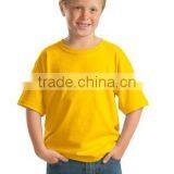 Seamless O Neck Boys Design Plain T-shirt 100% Cotton Boys T-shirt thumbnail-1