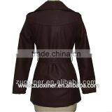 2014 Long Leather Jacket for Women Wholesale thumbnail-2