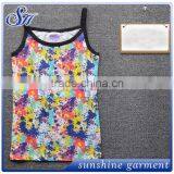 Wholesale White Kids Cotton t Shirt Kids Girls Vest thumbnail-5