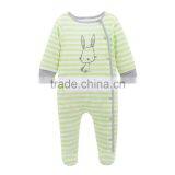 2017 Winter Wear 100% Cotton Rabbit Design Baby Rompers For Winter