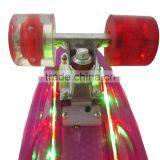HSJ259 Factory Sales LED Skateboard Fish Board Customize Design for Kids and Adults thumbnail-6