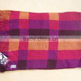 Mens and Madam's Plaid Polar Fleece Scarf thumbnail-6