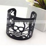 New Product Antique Hollowed Skull Bangle Jewelry Designs for Women thumbnail-1