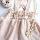New Designs 0-6 Years Baby Summer Frocks Designs Baby Girl Stripes Cotton Dress thumbnail-3