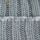 Winter Women Knit Hat,Women Cable Pom Pom Hat thumbnail-4