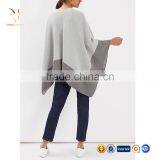 High Quality Wool Cashmere Coat Poncho for Sale thumbnail-2