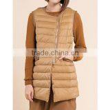2015 Fast Delivery Light Outdoor Puffer Woman Down Vest thumbnail-2