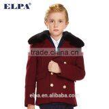 ELPA Fashion Tan Kid's Coats Warm Winter Wool Overcoat thumbnail-3