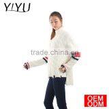 High School Unifrom Women Tassel Hem Turtleneck Cable Knit Sweater thumbnail-3