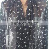 Dragonfly Scarf Black Scarf Shawl Infinity Scarf Animal Scarf Winter Women Fashion Accessories Valentine Gift For Her Girlfriend thumbnail-4