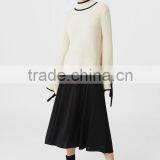 Korean Design Newest Girl's Knitted Sweater Ladies Top thumbnail-2