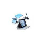 Classical Blue IPad Mini Leather Cover Shock Resistant Wallet Case