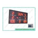 Red Led Electronic Basketball Scoreboard With CE RoHS FCC , 1.5m x 1m