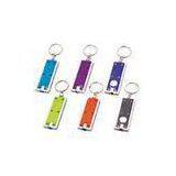 Customized Logo PS, Metal Promotional Gifts Led Key Chains Torch Flashlight