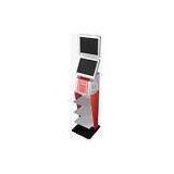 17 Inch / 19 Inch Dual Screen Information Inquiry Standing Camera Self Service Kiosks