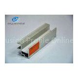 6063-T5 Silver Anodized Aluminium Extrusion Profile For Cabinet Decoration