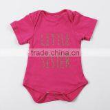 Summer 13 Colors Solid Color Gold Stamp Letters Designs Toddler Rompers For 0-24 Months In Stock thumbnail-6