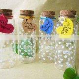 wholesale 47x120mm New arrival wishing bottle! clear glass tiny wishing bottle vials pendants with corks