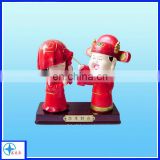 Chinese style weding loving couple figurine for gift