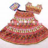 Rabari Style Kachchi Work Chaniya Choli- Traditional Garba Chaniya Choli- Navratri special chaniya choli