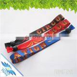 10mm 15mm 20mm Cheap Custom Sublimation Printed Logo Fabric Wristbands for Music Events thumbnail-1