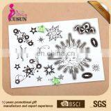 Custom Long Lasting Sun Moon Body Temporary Tattoo Sticker for Adults thumbnail-4