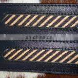 Fashion Color Brown Leather Belt Genuine Leather Belt With Silver Buckle thumbnail-3