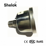 Spiral Tube 40mm Oil Back Connection Pressure Gauge Mpa kg Psi thumbnail-3