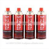 KOREA BUTANE GAS CARTRIDGE 220G NOZZLE TYPE