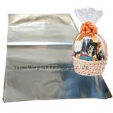 Oversized Clear Cellophane Bag Transparent Opp Plastic Basket Gift Packing