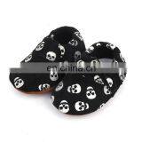 4 Size Toddler Fashion Shoes Baby Footwear Skull Printed Leather Shoes thumbnail-2