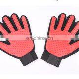 Massage Cleaning Deshedding Brush Cat Hair Remover Brush Dog Pet Grooming Glove thumbnail-4