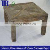 Solid Wood Square Coffee Table,vintage Coffee Table,reclaimed Timber Coffee Table thumbnail-1