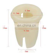 50pcs 9mm Hole Exterior Push Button Spout Plug Moulding Clip Nylon Moulding Insert For Mercedes-Benz W202 W210 thumbnail-2