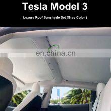 Car Sunshade for 2021 Tesla Model 3 Customized Roof Shades for Tesla Model 3 Car Accessories thumbnail-5