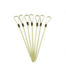 35cm Natural Bamboo Bbq Rotisserie Bamboo Skewers for Restaurant thumbnail-3