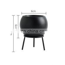 Instagram Nordic Ironwork Meaty Flowerpot Vase Set in Black and White thumbnail-4