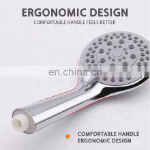 Hot Sale ABS Plastic Watermark Bathroom Rainfall Hand Shower Hand Held 5 Functions Shower Head thumbnail-2