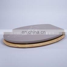 Polyresin Glitter Zinc Alloy Hinge Round Toilet Seat Polyresin Toilet Seat Toilet Glittery thumbnail-3