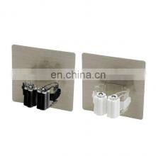 Adhesive Multi-Purpose Hooks Wall Mounted Mop Organizer Holder Rack Brush Broom Hanger Hook Kitchen Bathroom Strong Hooks thumbnail-5