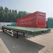 Flat Container Semi-trailer Export Semi-trailer Export Low Flat Semi-trailer thumbnail-5