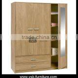 WD-046 Bedroom Wooden Wardrobe Design Pictures thumbnail-1